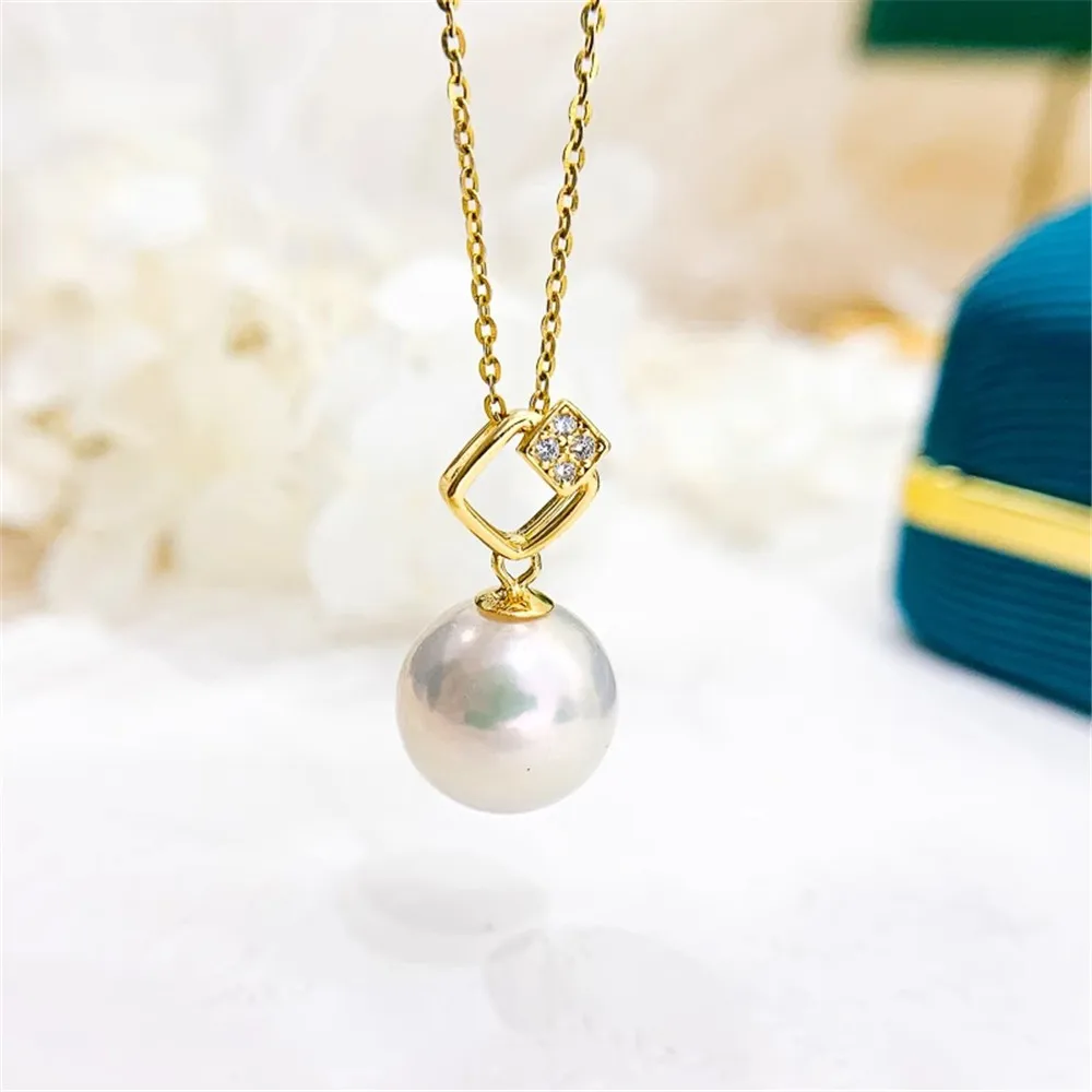 DIY Pearl Small Accessories S925 Pure Silver Pendant Empty Support K Gold Silver Necklace Pendant Fit 8-13mm Circle D160
DIY Pearl Small Accessories S925 Pure Silver Pendant Empty Support K Gold Silver Necklace Pendant Fit 8-13mm Circle D160