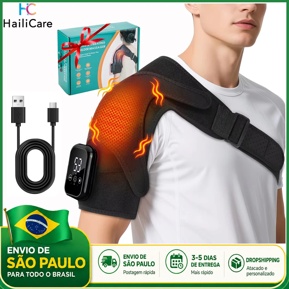Electric Vibration Shoulder Massager With Heating 3 Levels Heated Shoulder Wrap Support Brace For Joint Care Muscle Relax
Electric Vibration Shoulder Massager With Heating 3 Levels Heated Shoulder Wrap Support Brace For Joint Care Muscle Relax