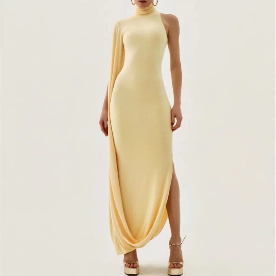 【New style】2026 women's clothing spring new pure color stand-collar sleeveless streamer bag hip split dress
【New style】2026 women's clothing spring new pure color stand-collar sleeveless streamer bag hip split dress