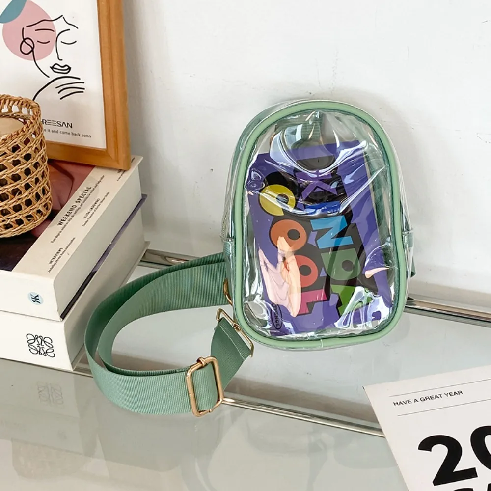 Fashion PVC Couple Clear Shoulder Bag Waterproof Summer Transparent Crossbody Bags Korean Style Storage Doll Go Out Bag Concert
Fashion PVC Couple Clear Shoulder Bag Waterproof Summer Transparent Crossbody Bags Korean Style Storage Doll Go Out Bag Concert