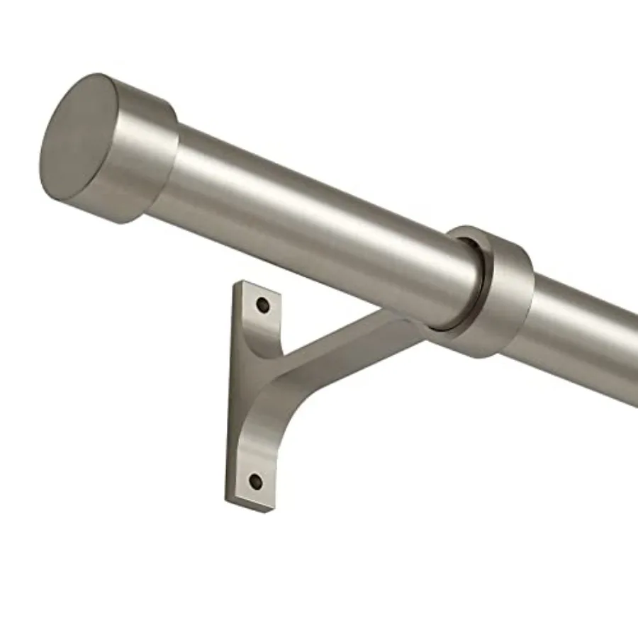 Curtain Rods for Windows 72 to 144 InchAdjustable Drapery Rods with Aluminum End Cap and Full Surround Brackets 1-Inch Window C
Curtain Rods for Windows 72 to 144 InchAdjustable Drapery Rods with Aluminum End Cap and Full Surround Brackets 1-Inch Window C