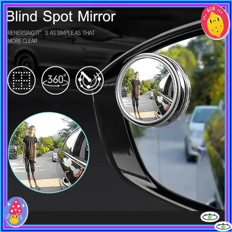 2Pcs 360 Degree Adjustable Blind Spot Mirror Car Auxiliary Rearview Convex Mirror Round Frame Wide Angle Mirrors for Car Reverse
2Pcs 360 Degree Adjustable Blind Spot Mirror Car Auxiliary Rearview Convex Mirror Round Frame Wide Angle Mirrors for Car Reverse