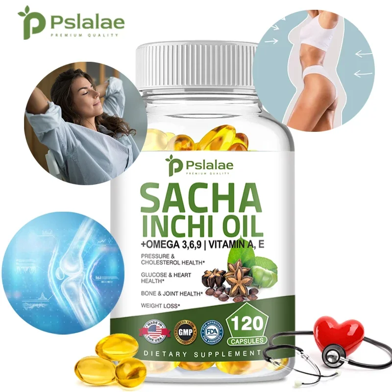 Sacha Inchi Oil Supplement - Promotes Healthy Heart, Brain, Eye Health and Enhances Immunity
Sacha Inchi Oil Supplement - Promotes Healthy Heart, Brain, Eye Health and Enhances Immunity