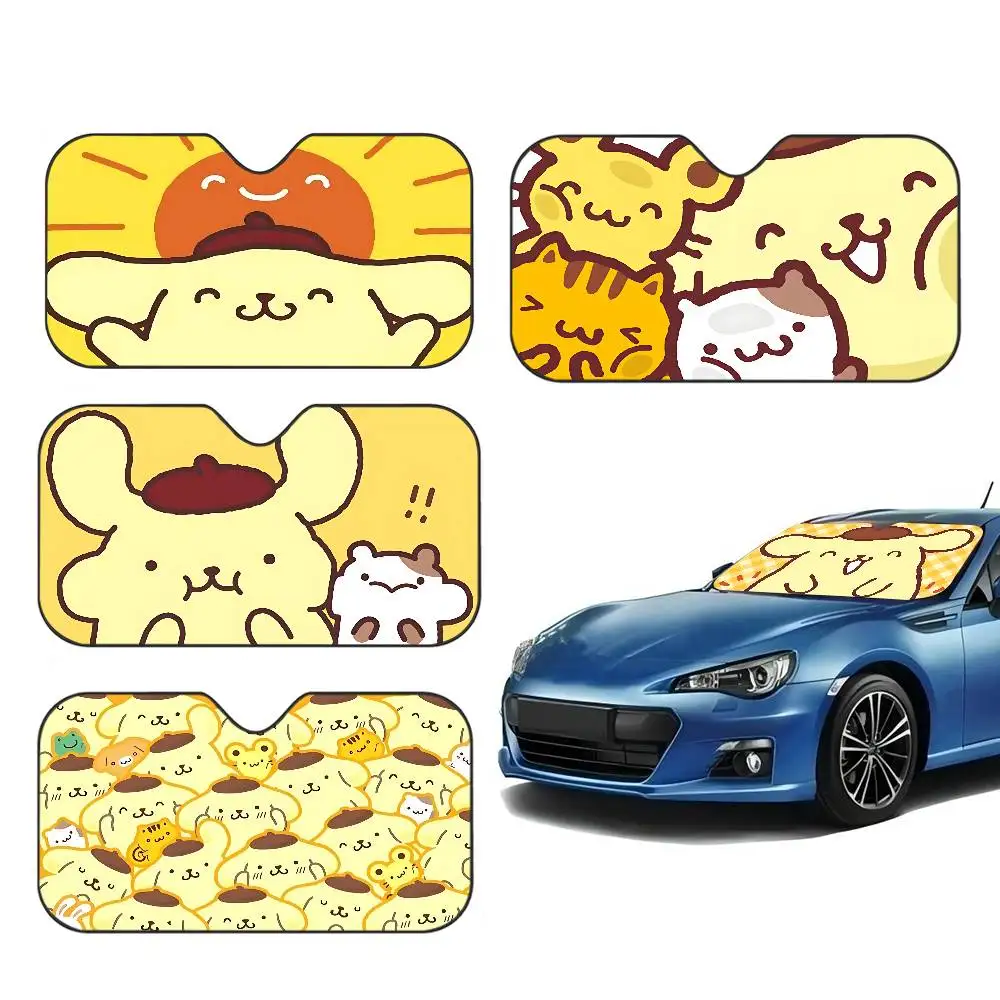 Cartoon P-Pompompurin Windshield Sunshade Anime Cute Car Front Windshield 70x130cm Sun Visor Heat Reflector
Cartoon P-Pompompurin Windshield Sunshade Anime Cute Car Front Windshield 70x130cm Sun Visor Heat Reflector