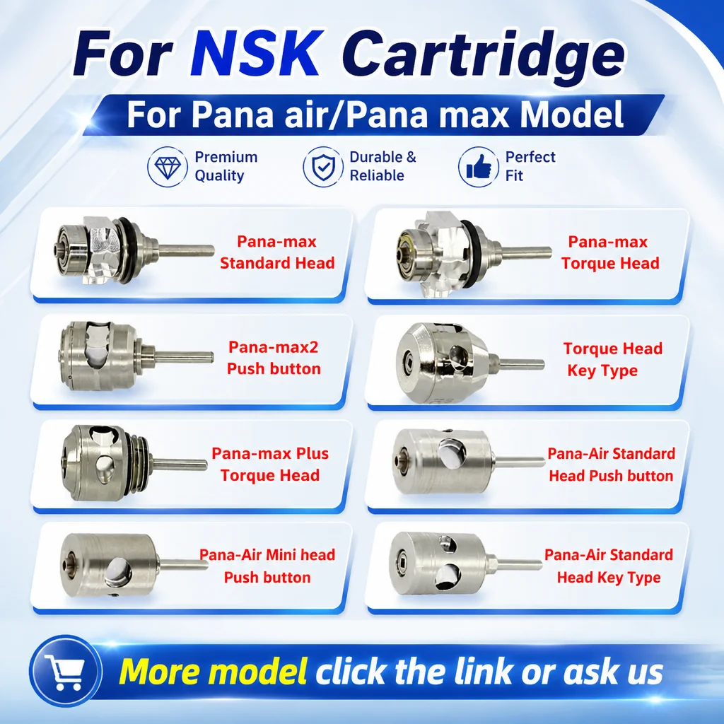 Dental Handpiece Cartridge Rotor Equipment High Speed Replacement Dental Cartridge Air Rotor PANA AIR PANA MAX Cartridge
Dental Handpiece Cartridge Rotor Equipment High Speed Replacement Dental Cartridge Air Rotor PANA AIR PANA MAX Cartridge