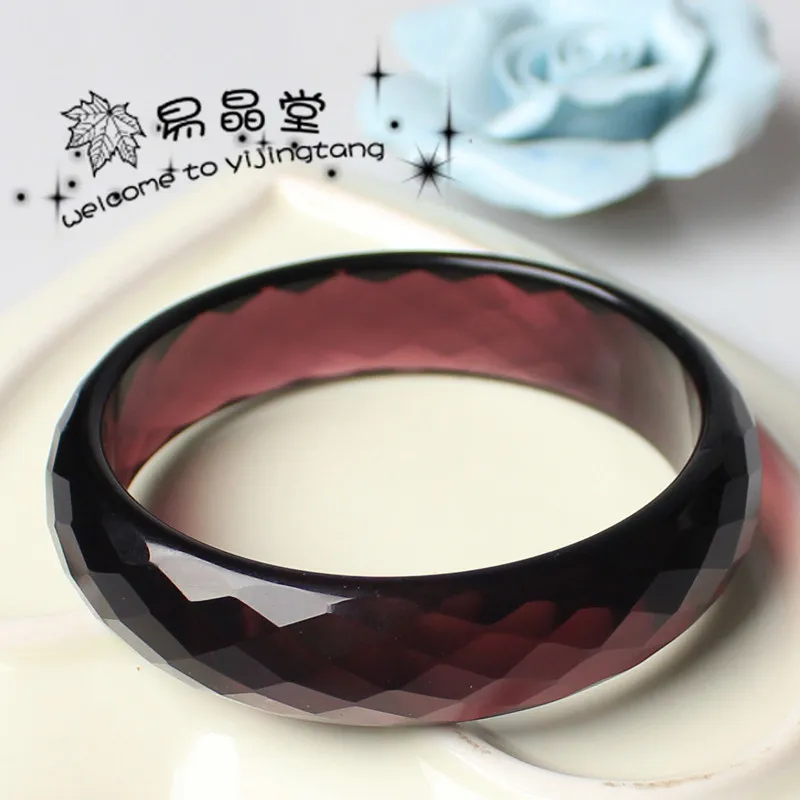 Genuine amethyst faceted rhombus bracelet crystal fashion women's jewelry
Genuine amethyst faceted rhombus bracelet crystal fashion women's jewelry