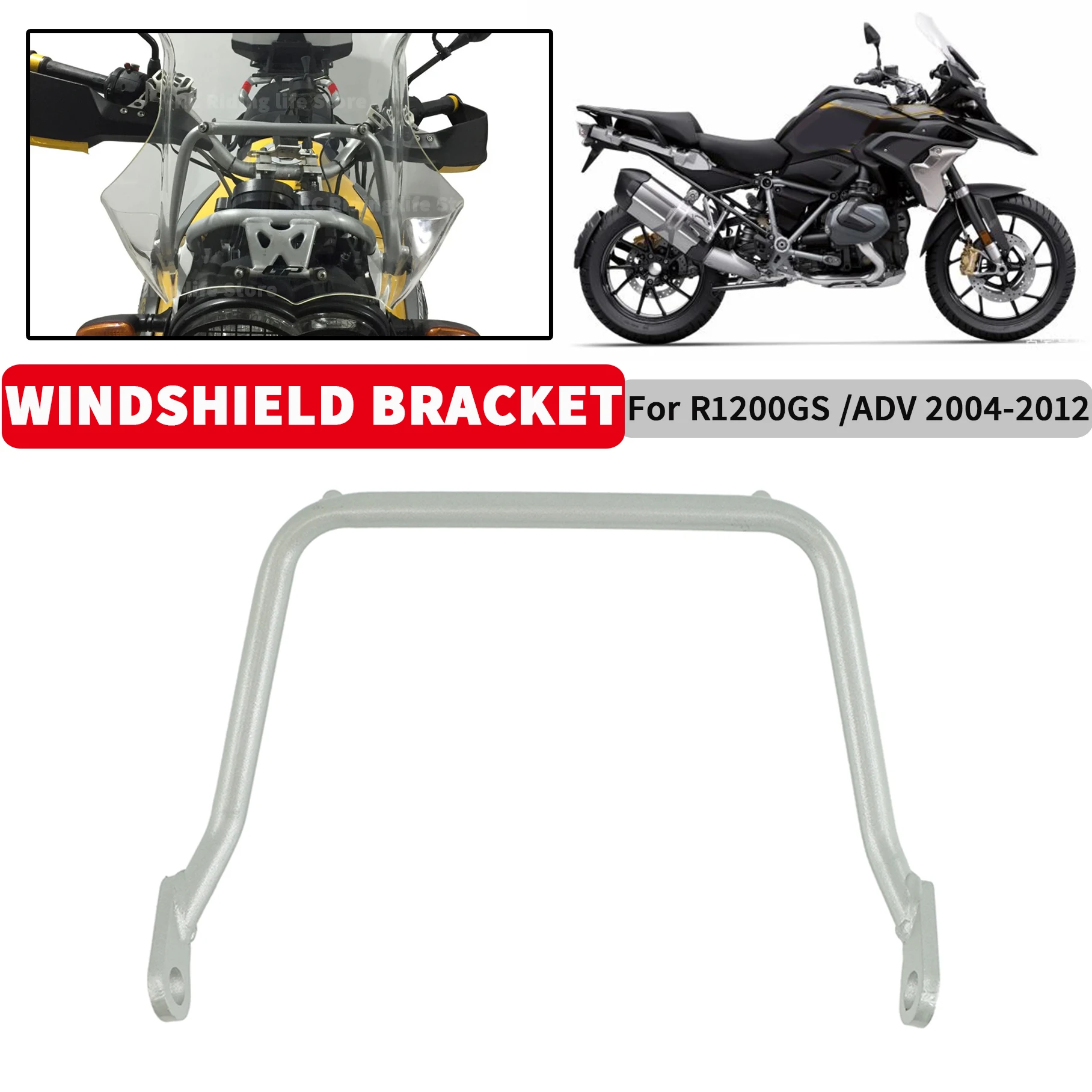 For BMW R1200GS ADV R 1200GS Adventure 2004-2012 Motorcycle Windshield Bracket Windscreen Mounting Wind Deflector Support Holder
For BMW R1200GS ADV R 1200GS Adventure 2004-2012 Motorcycle Windshield Bracket Windscreen Mounting Wind Deflector Support Holder