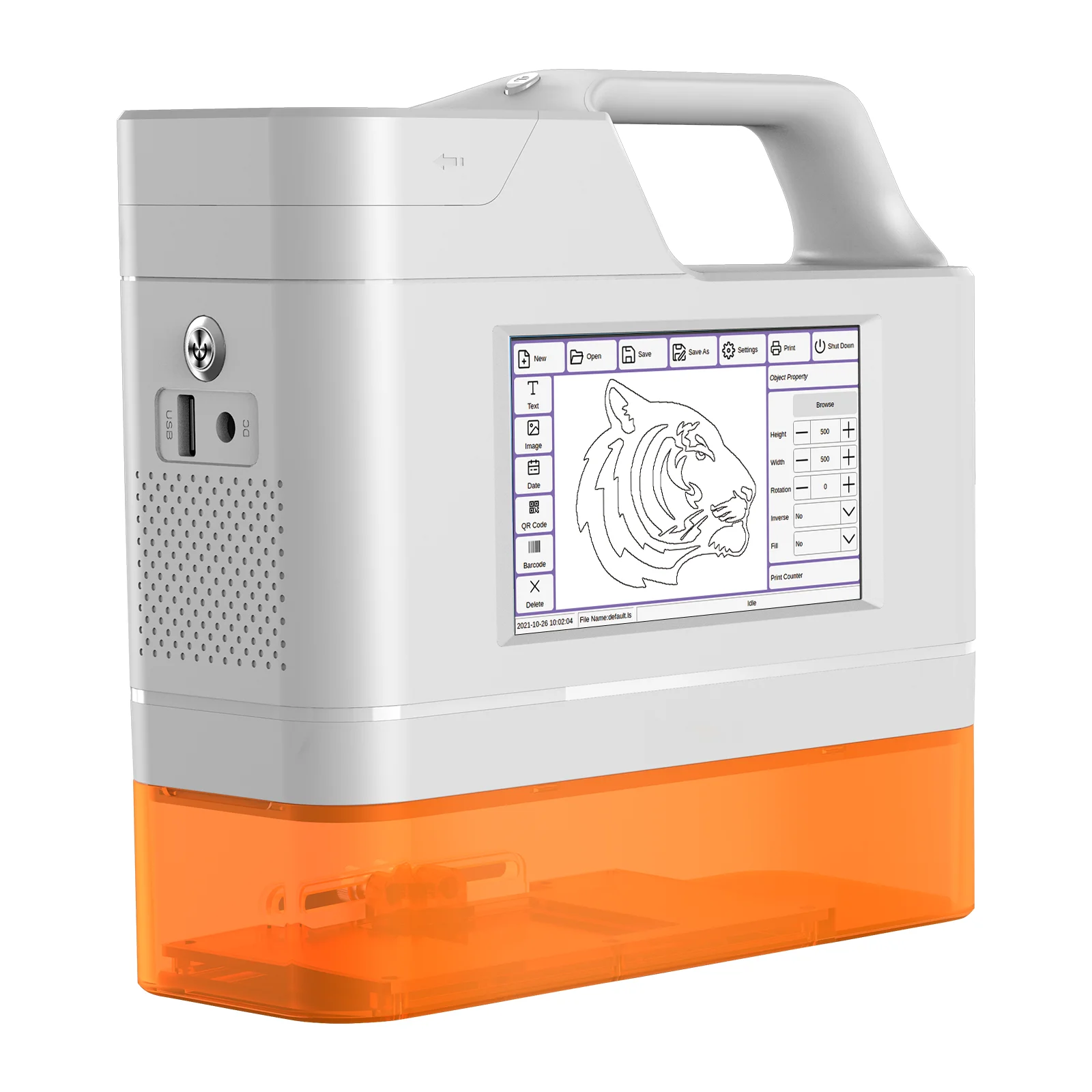 L3PRO Mini Handheld Laser Marking Machine Portable Laser Engraving on Metal,Plastic,Wood,Leather,Glass,Rubber.Silcone
L3PRO Mini Handheld Laser Marking Machine Portable Laser Engraving on Metal,Plastic,Wood,Leather,Glass,Rubber.Silcone