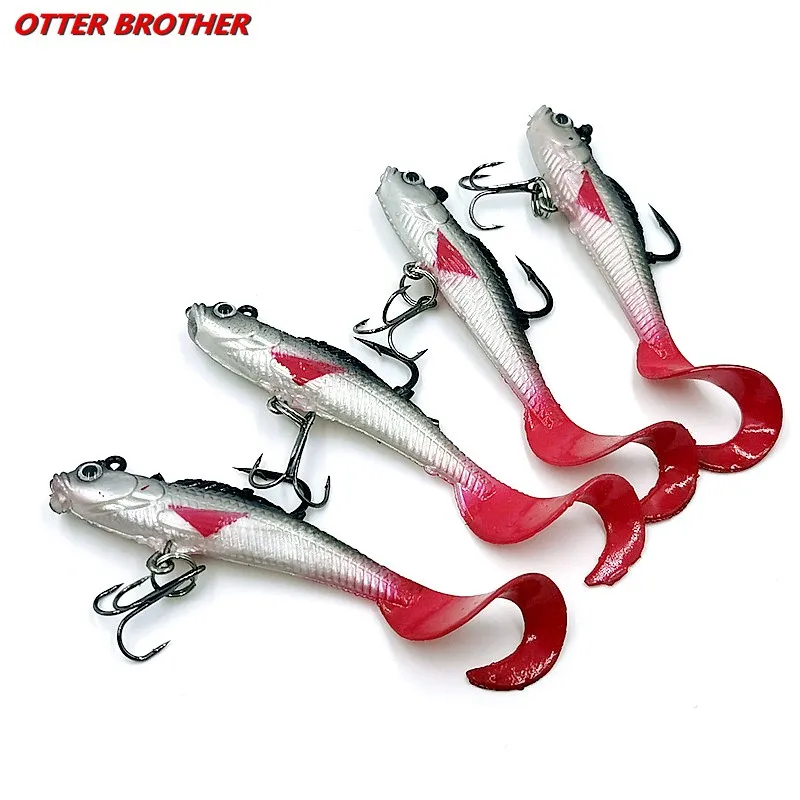 1pcs 10cm 8g Jig Head Hooks With Fishing Soft Bait Wobblers Tail Artificial Swimbait For Bass Pike Minnow Tackle Fishing Lures
1pcs 10cm 8g Jig Head Hooks With Fishing Soft Bait Wobblers Tail Artificial Swimbait For Bass Pike Minnow Tackle Fishing Lures