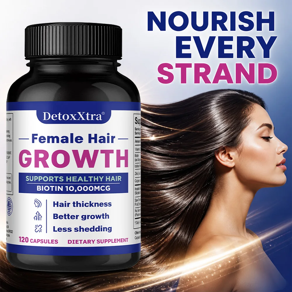 Hair Growth Supplement for Women,with Biotin Saw Palmetto Zinc & Copper,Thicker Fuller Locks,Support Hair Health,120 Capsules
Hair Growth Supplement for Women,with Biotin Saw Palmetto Zinc & Copper,Thicker Fuller Locks,Support Hair Health,120 Capsules