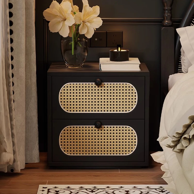 Bedroom Vintage Nightstands Rattan Wooden Design With Drawers Nightstands Minimalist Luxury Mesa De Cabeceira Unique Furniture
Bedroom Vintage Nightstands Rattan Wooden Design With Drawers Nightstands Minimalist Luxury Mesa De Cabeceira Unique Furniture