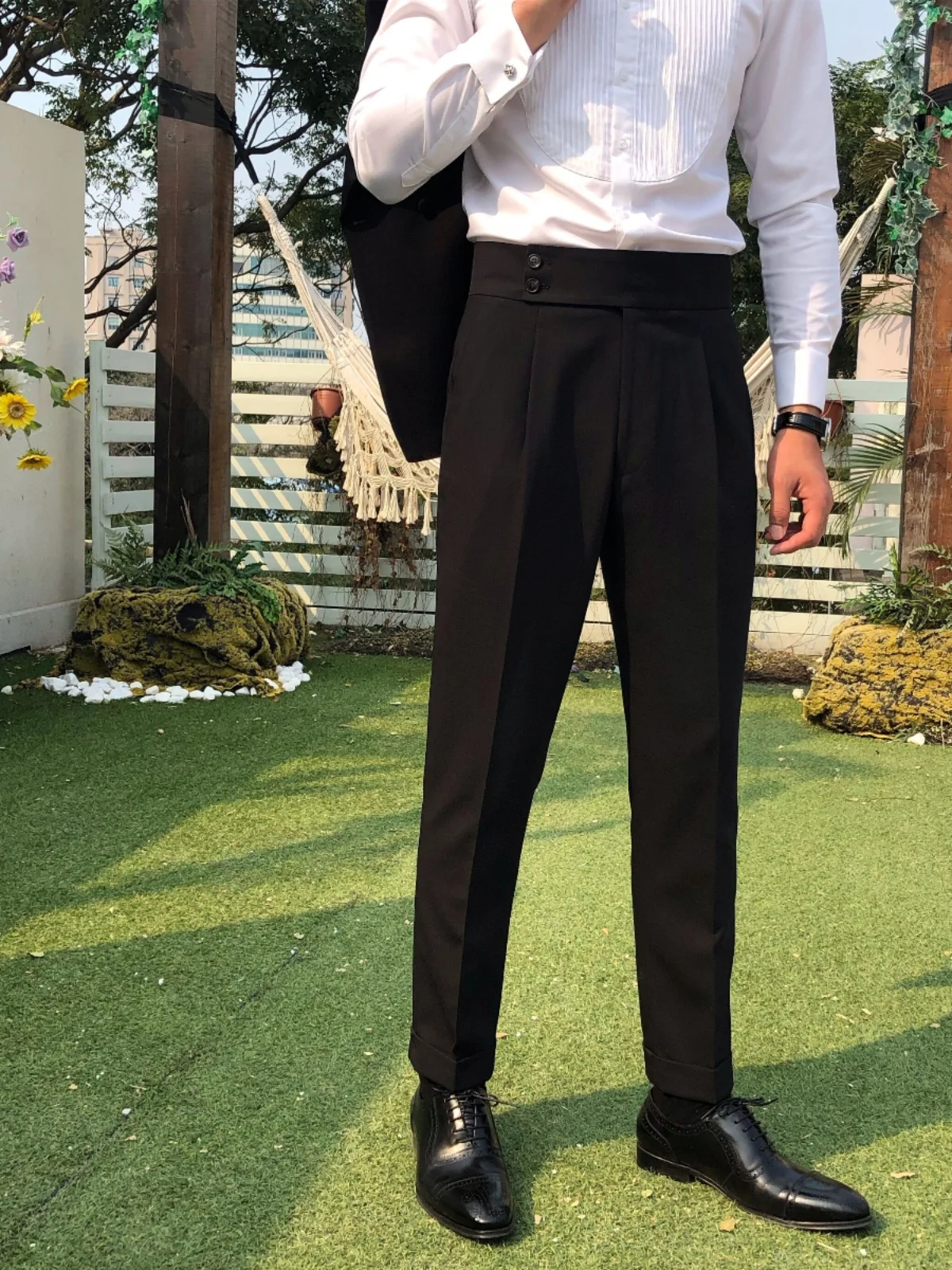 Мужские брюки прямого кроя с высокой талией, однотонные, повседневные, весенние, класса люкс, не мнущиеся
Мужские брюки прямого кроя с высокой талией, однотонные, повседневные, весенние, класса люкс, не мнущиеся