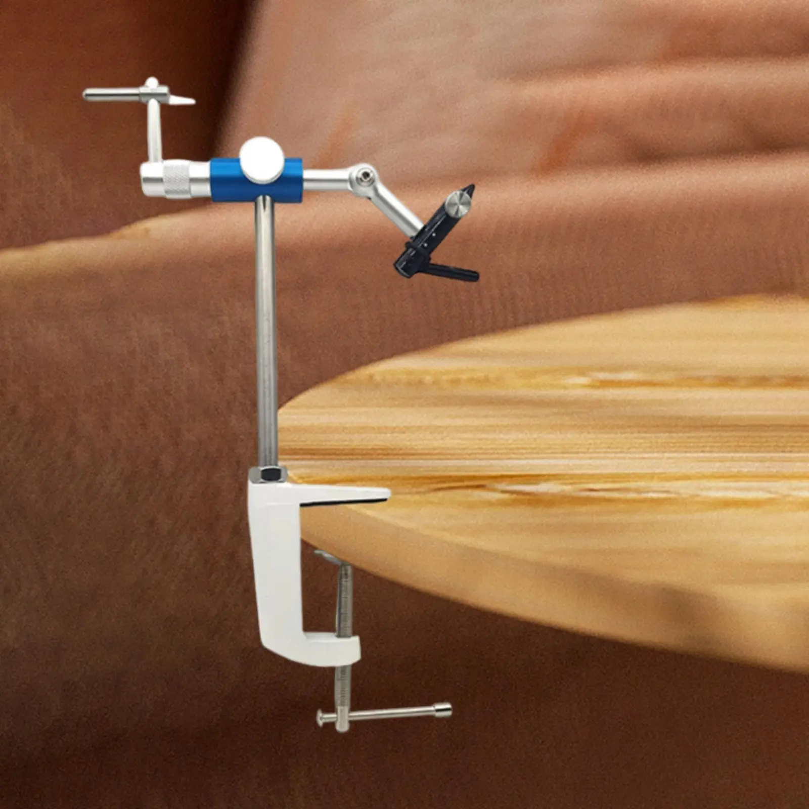 Fly Tying Vise Smooth for Travel Alloy Rotary with Clamp Table Clip Type
Fly Tying Vise Smooth for Travel Alloy Rotary with Clamp Table Clip Type