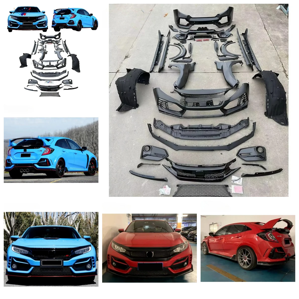 Flying Wing Type R Design Bodykit Bumper Side Skirt Fender For Civic Hatchback 2016-2021 Fk7 Upgrade Wide Fk8 Body Kit
Flying Wing Type R Design Bodykit Bumper Side Skirt Fender For Civic Hatchback 2016-2021 Fk7 Upgrade Wide Fk8 Body Kit