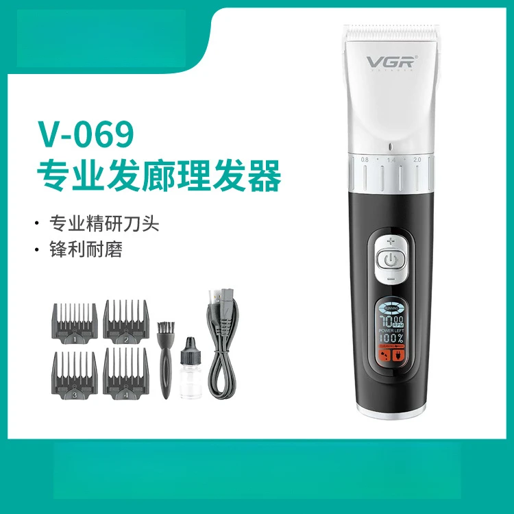 Lcd Display Hair Clipper VGR069 Professional Electric Trimmer For Barber Home Use Styling Grooming Tool
Lcd Display Hair Clipper VGR069 Professional Electric Trimmer For Barber Home Use Styling Grooming Tool