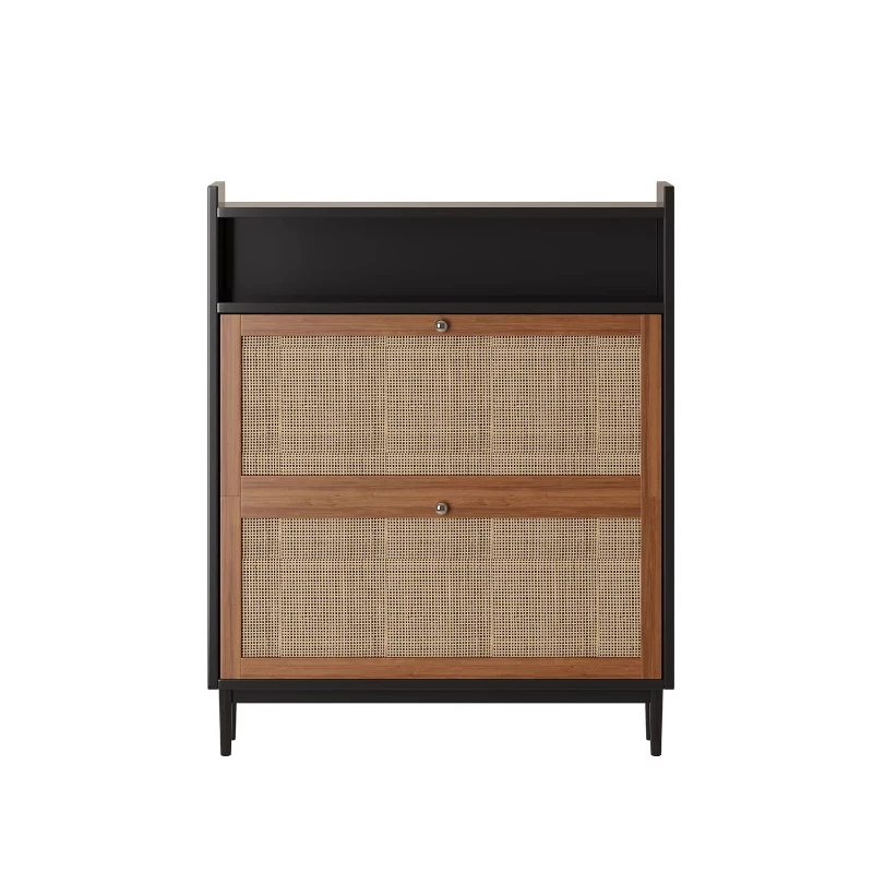 Japanese-style simple solid wood rattan shoe cabinet household door entry locker narrow storage cabinet shoe rack
Japanese-style simple solid wood rattan shoe cabinet household door entry locker narrow storage cabinet shoe rack
