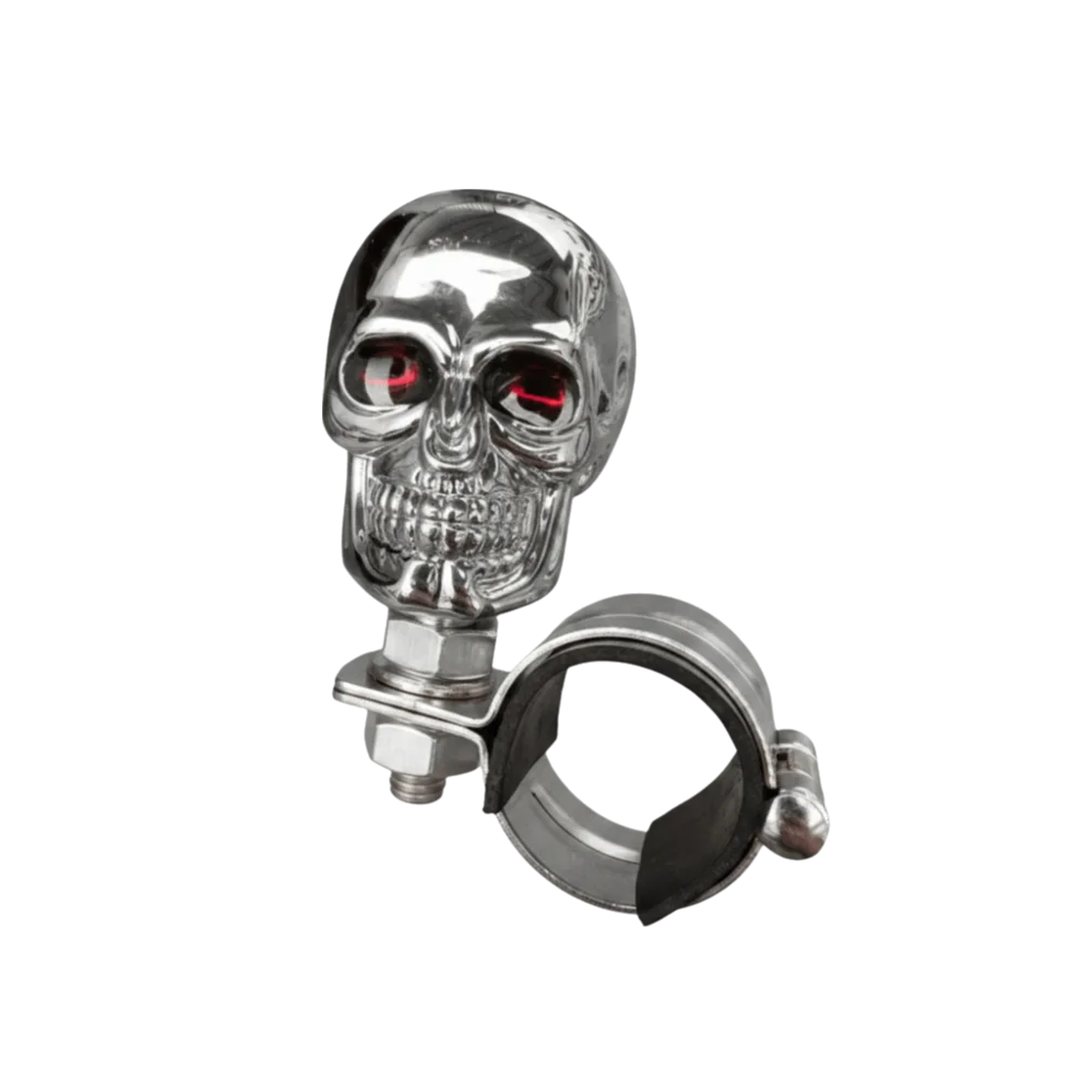 Metal Bearing Steering Wheel Booster 360° Rotation Skull Head Design Power Handle Easy Installation Universal Fit
Metal Bearing Steering Wheel Booster 360° Rotation Skull Head Design Power Handle Easy Installation Universal Fit