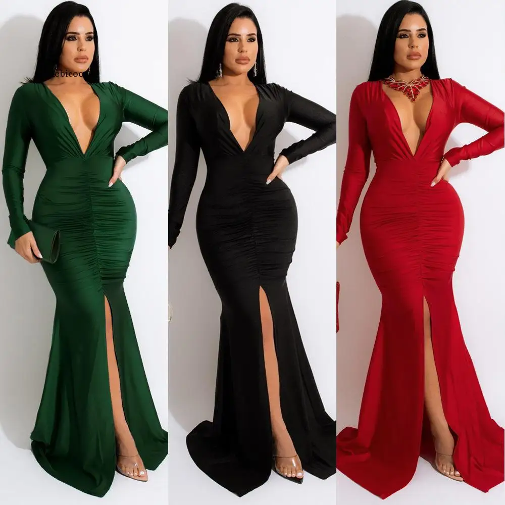 2022 New Autumn And Winter Women Hot Selling Sexy Nightclub Dress V Neck Slim Figure Bag Long Sleeve Dress Luxury
2022 New Autumn And Winter Women Hot Selling Sexy Nightclub Dress V Neck Slim Figure Bag Long Sleeve Dress Luxury