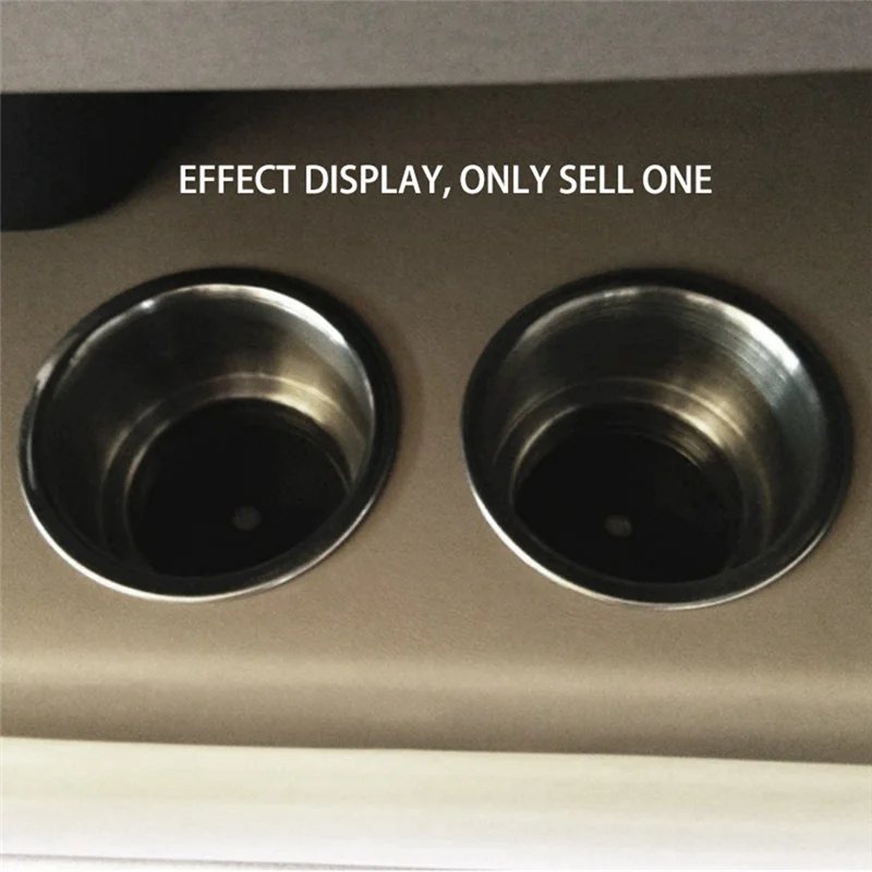 ELOS-4X Stainless Steel Cup Drink Holder Brushed With Drain Marine Boat Rv Camper
ELOS-4X Stainless Steel Cup Drink Holder Brushed With Drain Marine Boat Rv Camper
