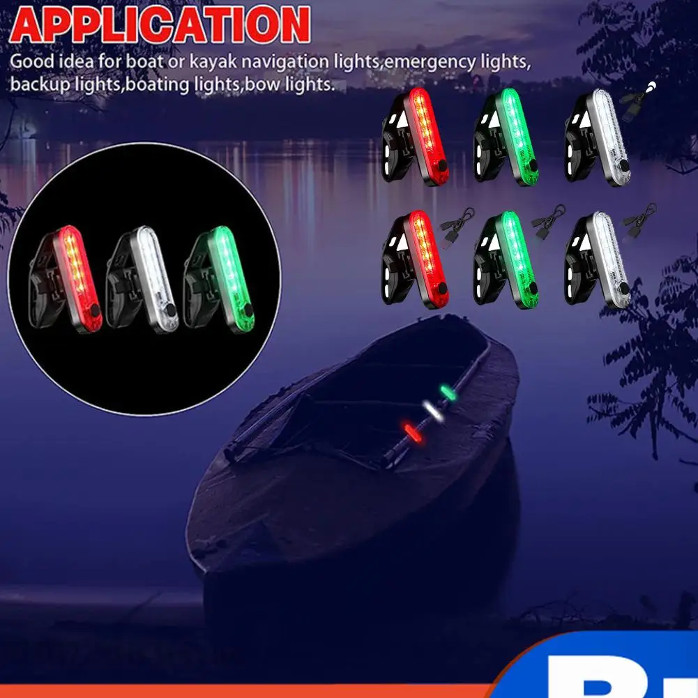 4/6Pcs Red Green White LED Boat Navigation Light Waterproof Sailing Signal Lamp Marine Yacht Warning Light Side Marker for Kayak
4/6Pcs Red Green White LED Boat Navigation Light Waterproof Sailing Signal Lamp Marine Yacht Warning Light Side Marker for Kayak
