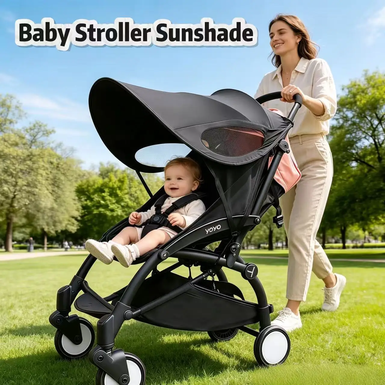 1 Piece, a Must-Have Sunshade Canopy for Baby Strollers, Sun Protection Cover for Baby Stroller Canopy Accessories, Compatible with Most Baby Strollers, a Must-Have Sunshade for Summer
1 Piece, a Must-Have Sunshade Canopy for Baby Strollers, Sun Protection Cover for Baby Stroller Canopy Accessories, Compatible with Most Baby Strollers, a Must-Have Sunshade for Summer