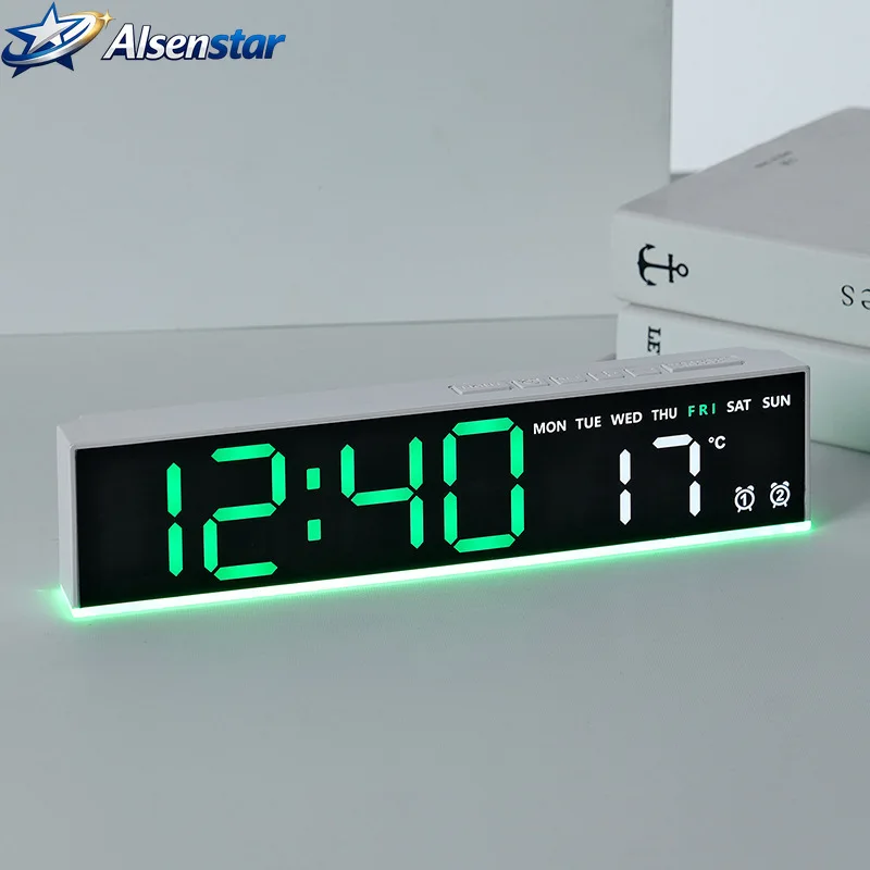 New Arrival Multifunctional LED Electronic Alarm Clock with Atmosphere Night Light Simple Digital Clock for Bedside Bedroom
New Arrival Multifunctional LED Electronic Alarm Clock with Atmosphere Night Light Simple Digital Clock for Bedside Bedroom