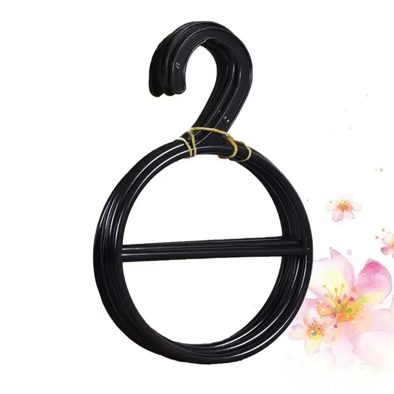 10PCS Circle Shape Coat Hanger Multifunctional Scarf Belt Tie Display Slots Holder Organizer (Black) Wedding hangers Wood hanger
10PCS Circle Shape Coat Hanger Multifunctional Scarf Belt Tie Display Slots Holder Organizer (Black) Wedding hangers Wood hanger