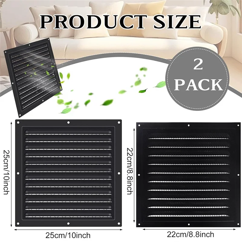 CHCH Shed Gable Vent 10 "X 10" 2 шт. для дома, настенное вентиляционное отверстие с крышкой экрана для дома, гаража, чердака, вентиляционное отверстие
CHCH Shed Gable Vent 10 "X 10" 2 шт. для дома, настенное вентиляционное отверстие с крышкой экрана для дома, гаража, чердака, вентиляционное отверстие