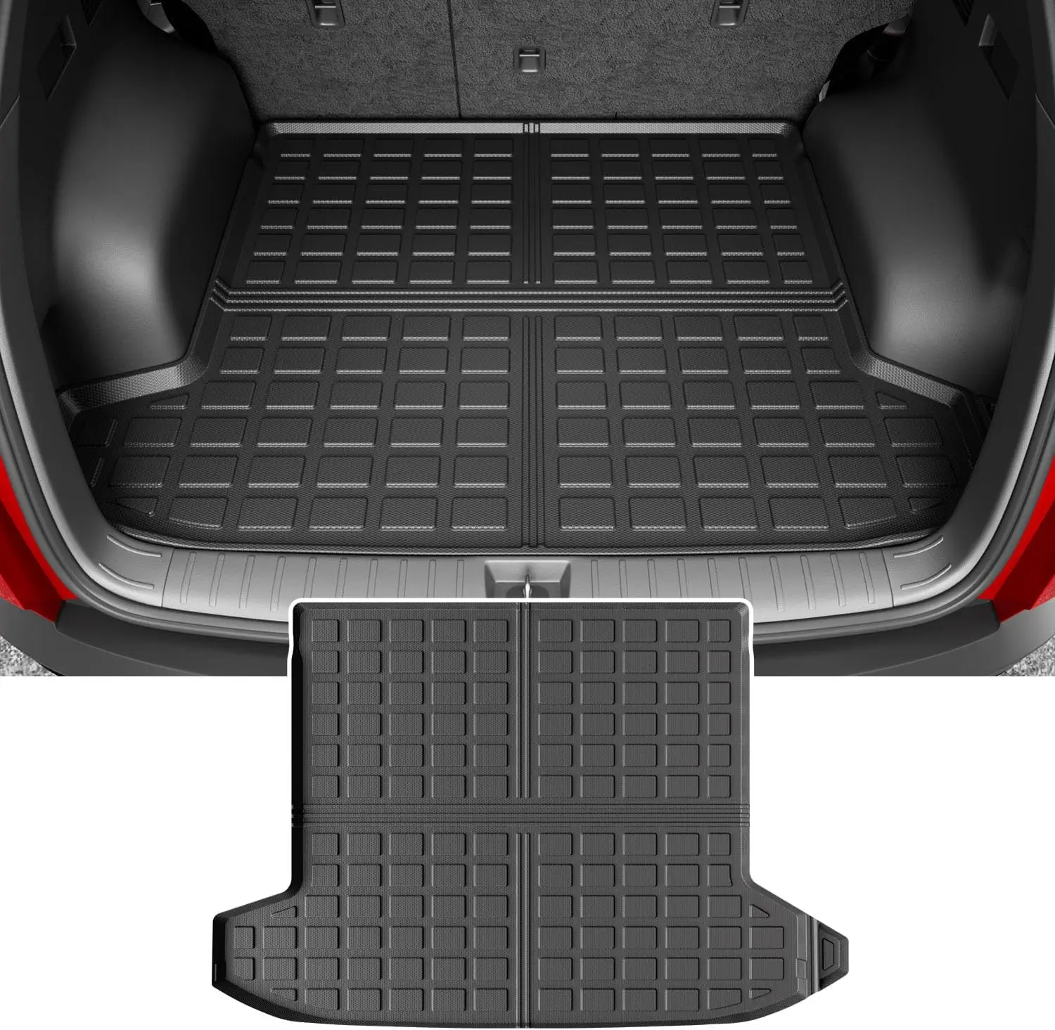 Rear Trunk Mat Compatible with 2022-2026 Tucson Cargo Liner TPE Accessories
Rear Trunk Mat Compatible with 2022-2026 Tucson Cargo Liner TPE Accessories