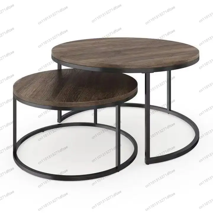 Nordic Simple Retro Wrought Iron Plastic Wood Board Round Coffee Table Combination Table
Nordic Simple Retro Wrought Iron Plastic Wood Board Round Coffee Table Combination Table
