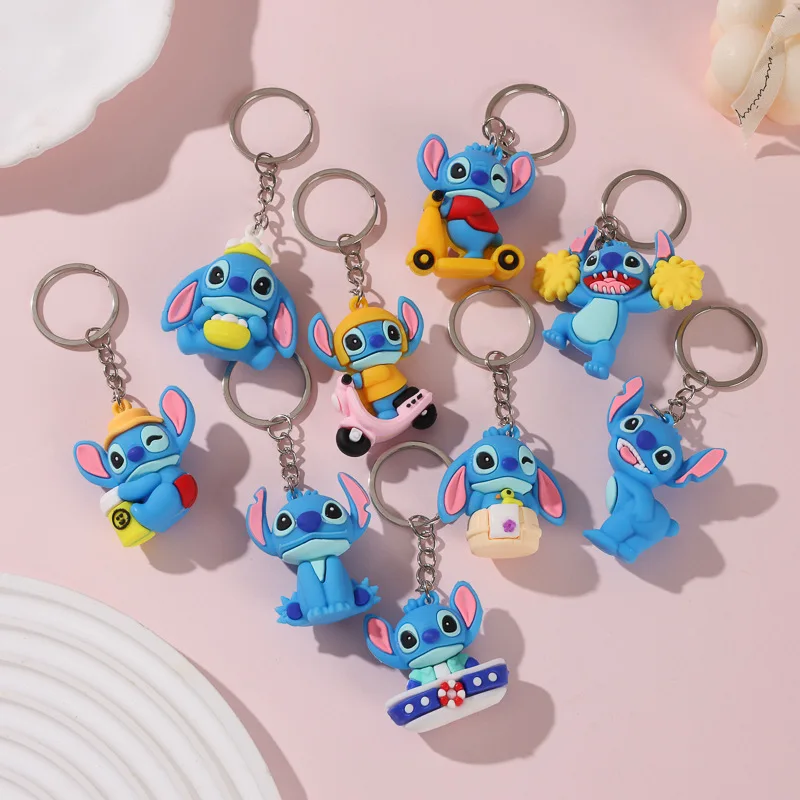 New 6Pcs/Lot Cartoon Keychain Cartoon Lilo & Stitch Cute Doll Keyring Ornament Key Chain Car Schoolbag Pendant Kids Gifts
New 6Pcs/Lot Cartoon Keychain Cartoon Lilo & Stitch Cute Doll Keyring Ornament Key Chain Car Schoolbag Pendant Kids Gifts