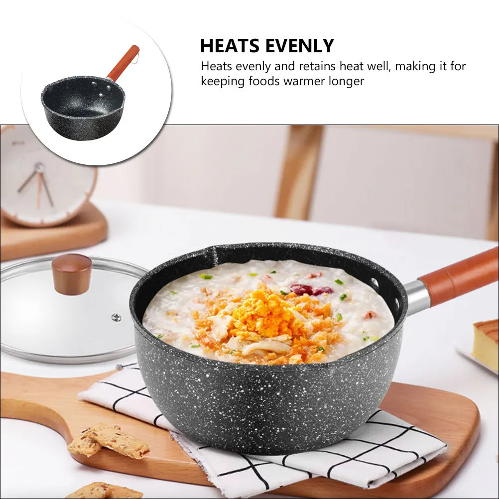 1pc Multi-Functional Mini Milk Pot Medical Stone Non-Stick Baby Food Pan Stew Soup Cooking Pot Kitchen Utensil Instant Noodle
1pc Multi-Functional Mini Milk Pot Medical Stone Non-Stick Baby Food Pan Stew Soup Cooking Pot Kitchen Utensil Instant Noodle