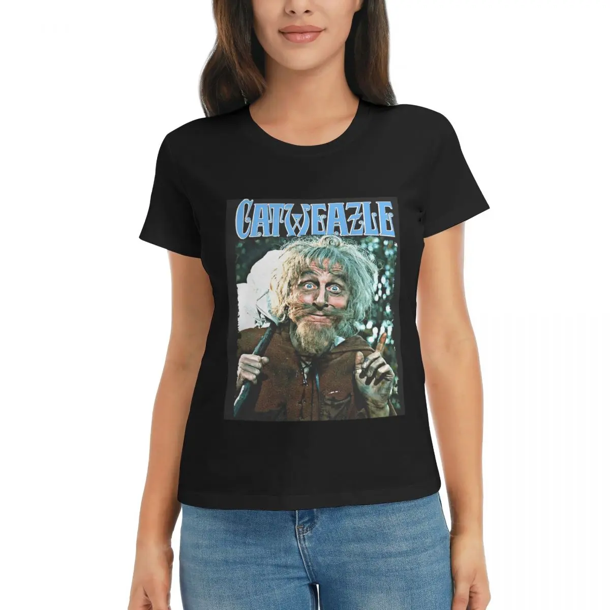 Женская футболка Catweazle, прозрачные летние футболки с короткими рукавами, хлопковые футболки с круглым вырезом, одежда, топы, уличная одежда
Женская футболка Catweazle, прозрачные летние футболки с короткими рукавами, хлопковые футболки с круглым вырезом, одежда, топы, уличная одежда