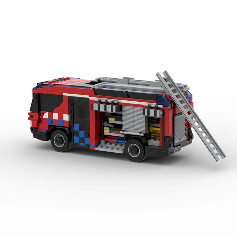 MOC-57318 New Urban Traffic Rescue Fire Truck Building Block Model 877 Parts Creative Boys' Children's Birthday Toy Gift
MOC-57318 New Urban Traffic Rescue Fire Truck Building Block Model 877 Parts Creative Boys' Children's Birthday Toy Gift