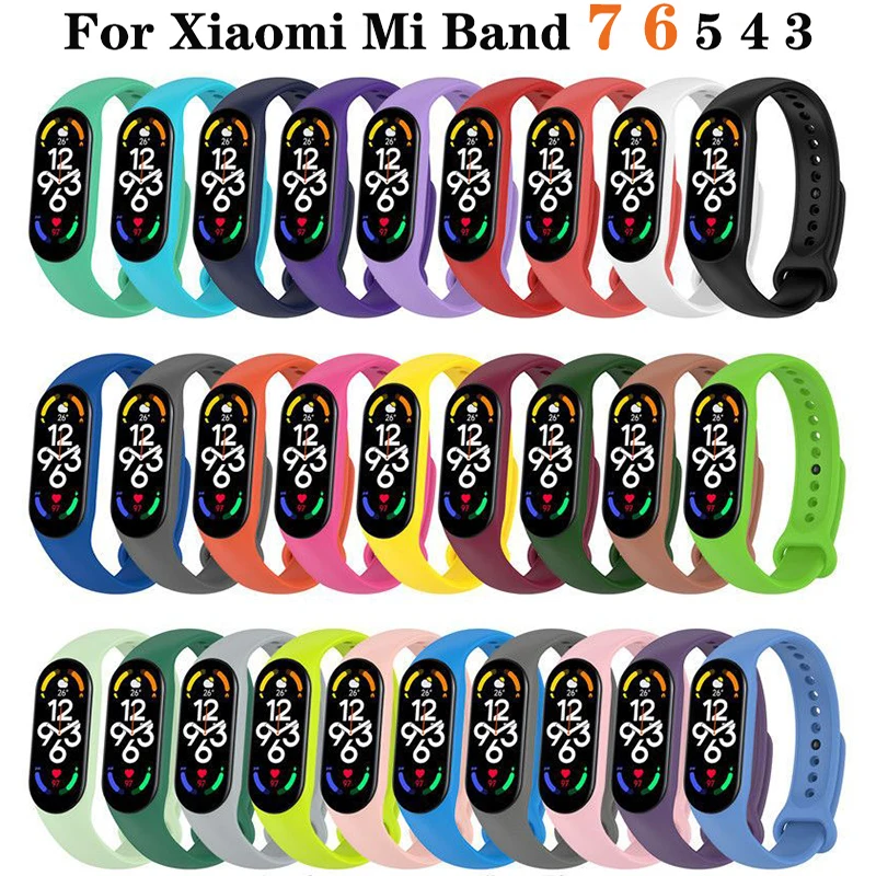 Strap for Xiaomi Mi Band 6 7 NFC bracelet Sport silicone watch Replacement wristband Miband 4 Belt Correa mi band 4 5 3 6 Strap
Strap for Xiaomi Mi Band 6 7 NFC bracelet Sport silicone watch Replacement wristband Miband 4 Belt Correa mi band 4 5 3 6 Strap