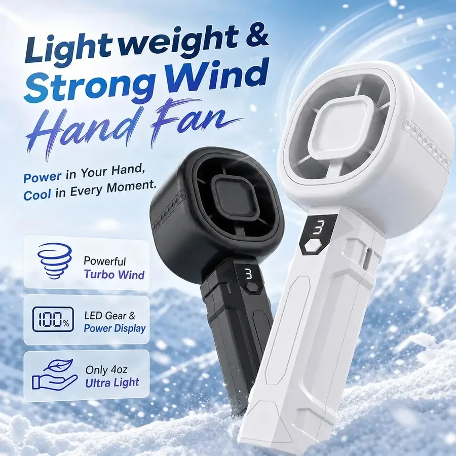 Set of 2 Mini Handheld Personal Fans Portable Fans, 3-Speed Settings, Lightweight and Cute Design, USB Rechargeable, Perfect fo
Set of 2 Mini Handheld Personal Fans Portable Fans, 3-Speed Settings, Lightweight and Cute Design, USB Rechargeable, Perfect fo