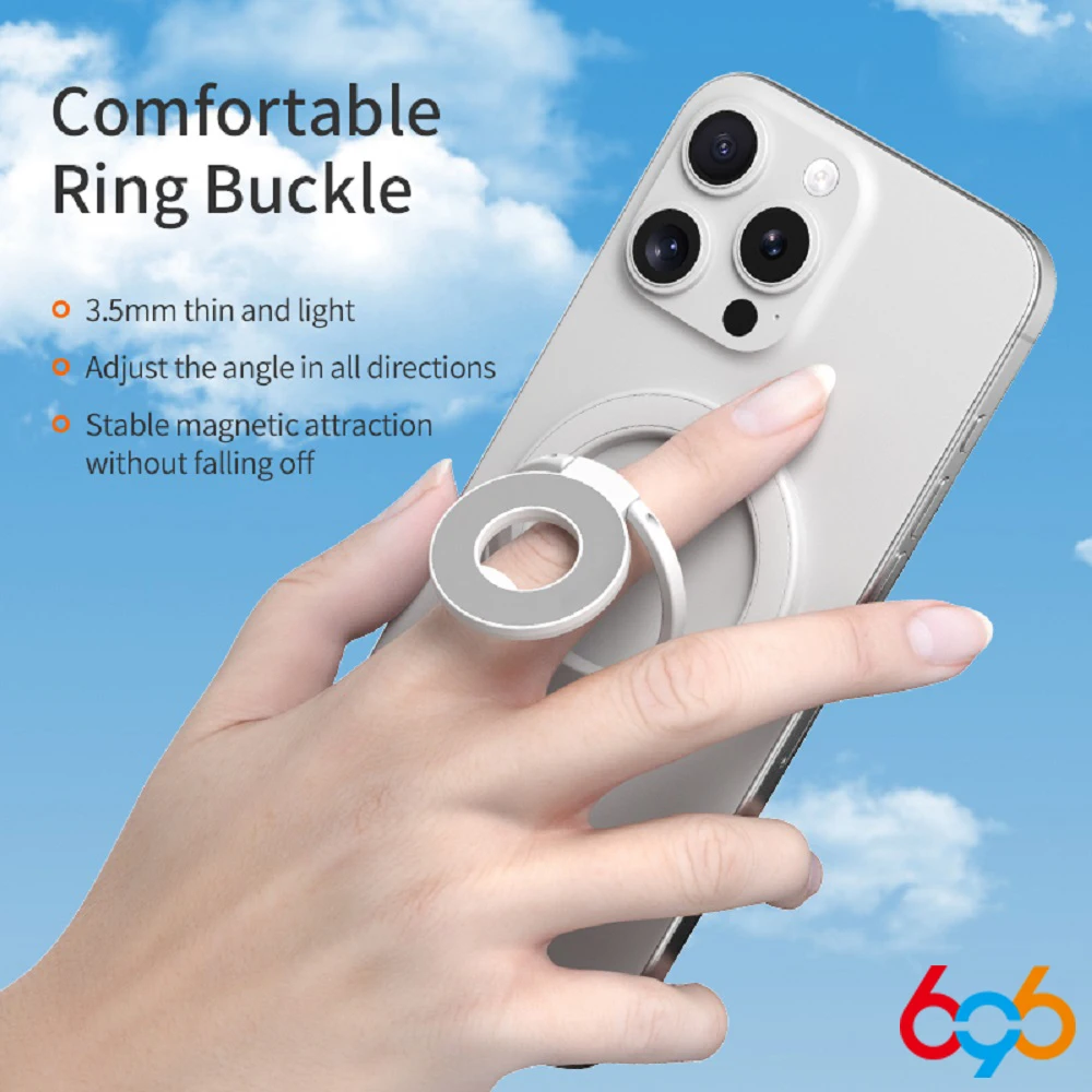 Support Universal Double Sided Magnetic Phone Ring Holder Portable 360° Rotating Folding Cellphone Stand Accessory Grip Bracket
Support Universal Double Sided Magnetic Phone Ring Holder Portable 360° Rotating Folding Cellphone Stand Accessory Grip Bracket
