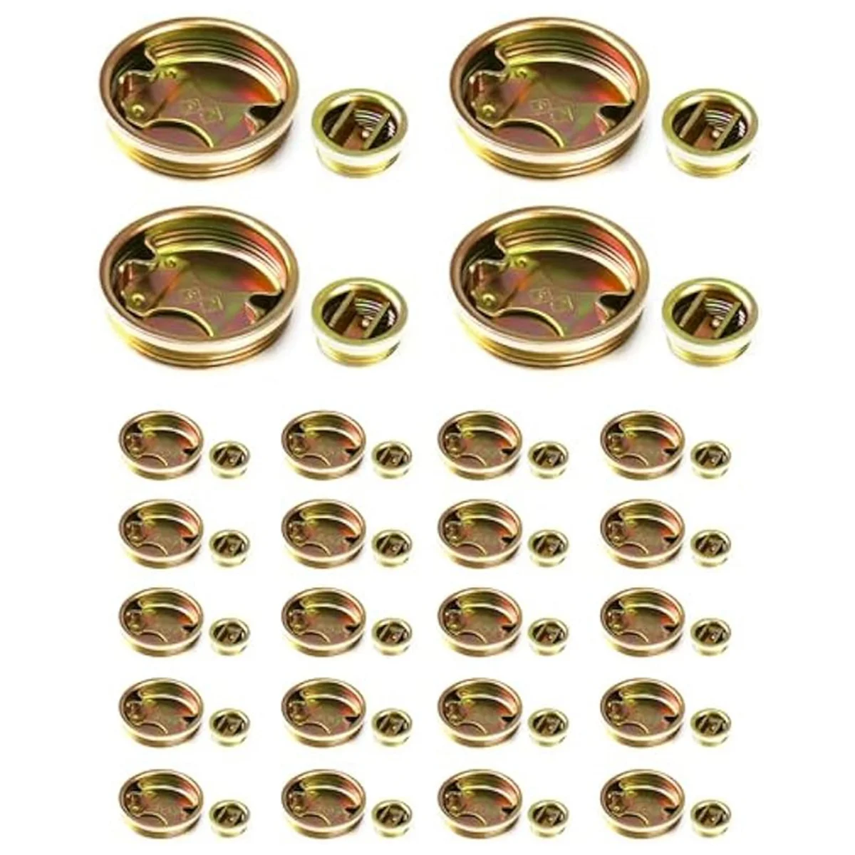 48Pcs Steel Drum Bung Plug Set, Bung Caps for 55 Gallon Barrels and Drums
48Pcs Steel Drum Bung Plug Set, Bung Caps for 55 Gallon Barrels and Drums