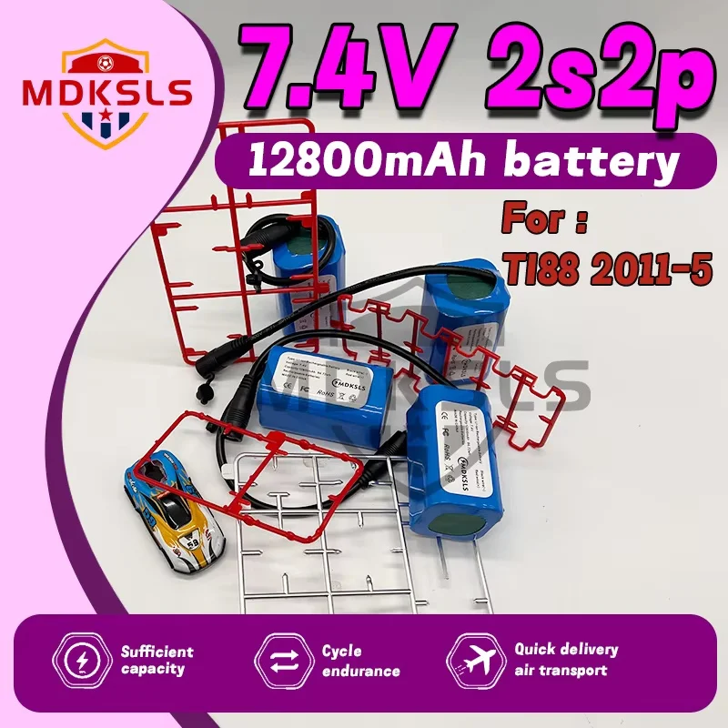 Nev 7.4V 2S2P Fishing Bait Boat 2800-12800mAh Battery For T188 T888 2011-5 V007 C18 H18 So on Remote Control RC Boat Parts18650
Nev 7.4V 2S2P Fishing Bait Boat 2800-12800mAh Battery For T188 T888 2011-5 V007 C18 H18 So on Remote Control RC Boat Parts18650