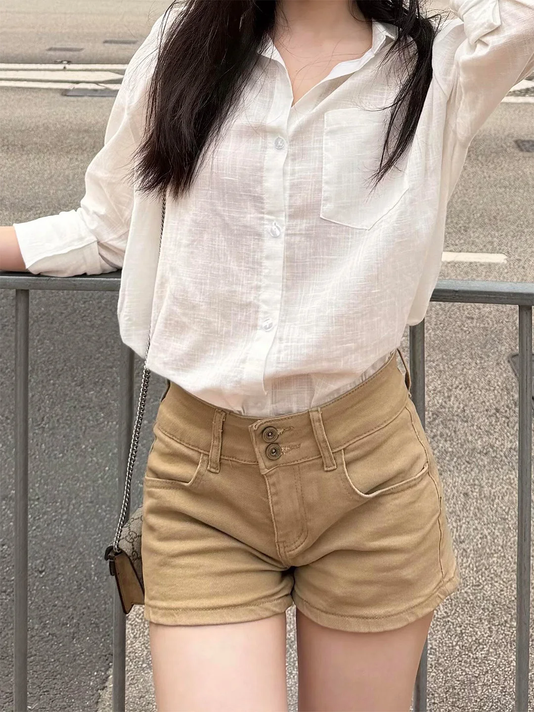 High Waist Khaki Denim Short Shorts Women's plus Size Sexy Butt Shaping Slimming Hot Pants Summer New Style American Casual J...
High Waist Khaki Denim Short Shorts Women's plus Size Sexy Butt Shaping Slimming Hot Pants Summer New Style American Casual J...