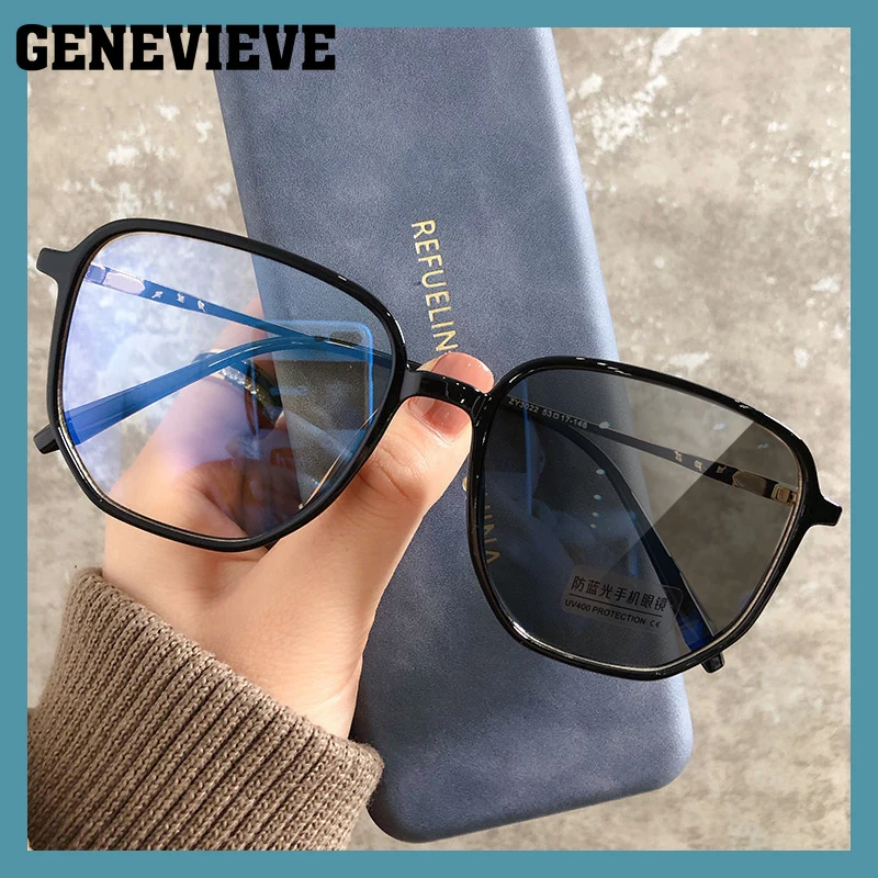 GENEVIEVE простые классические геометрические квадратные женские очки для чтения с защитой от синего света, фотохромные, настраиваемые по рецепту
GENEVIEVE простые классические геометрические квадратные женские очки для чтения с защитой от синего света, фотохромные, настраиваемые по рецепту