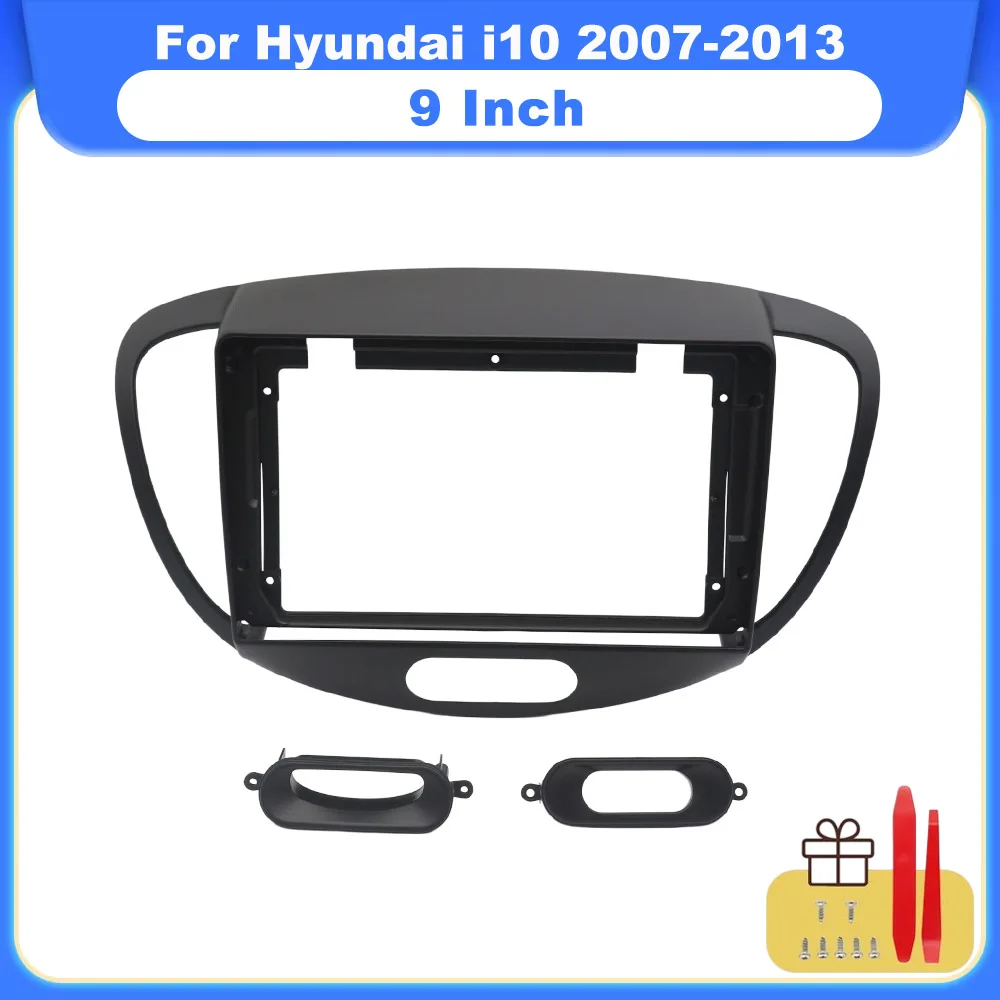 9" Big Screen 2 Din Car Radio Fascia Dash Frame Mount Refitting Kit for Hyundai i10 2007-2013 Stereo Panel
9" Big Screen 2 Din Car Radio Fascia Dash Frame Mount Refitting Kit for Hyundai i10 2007-2013 Stereo Panel