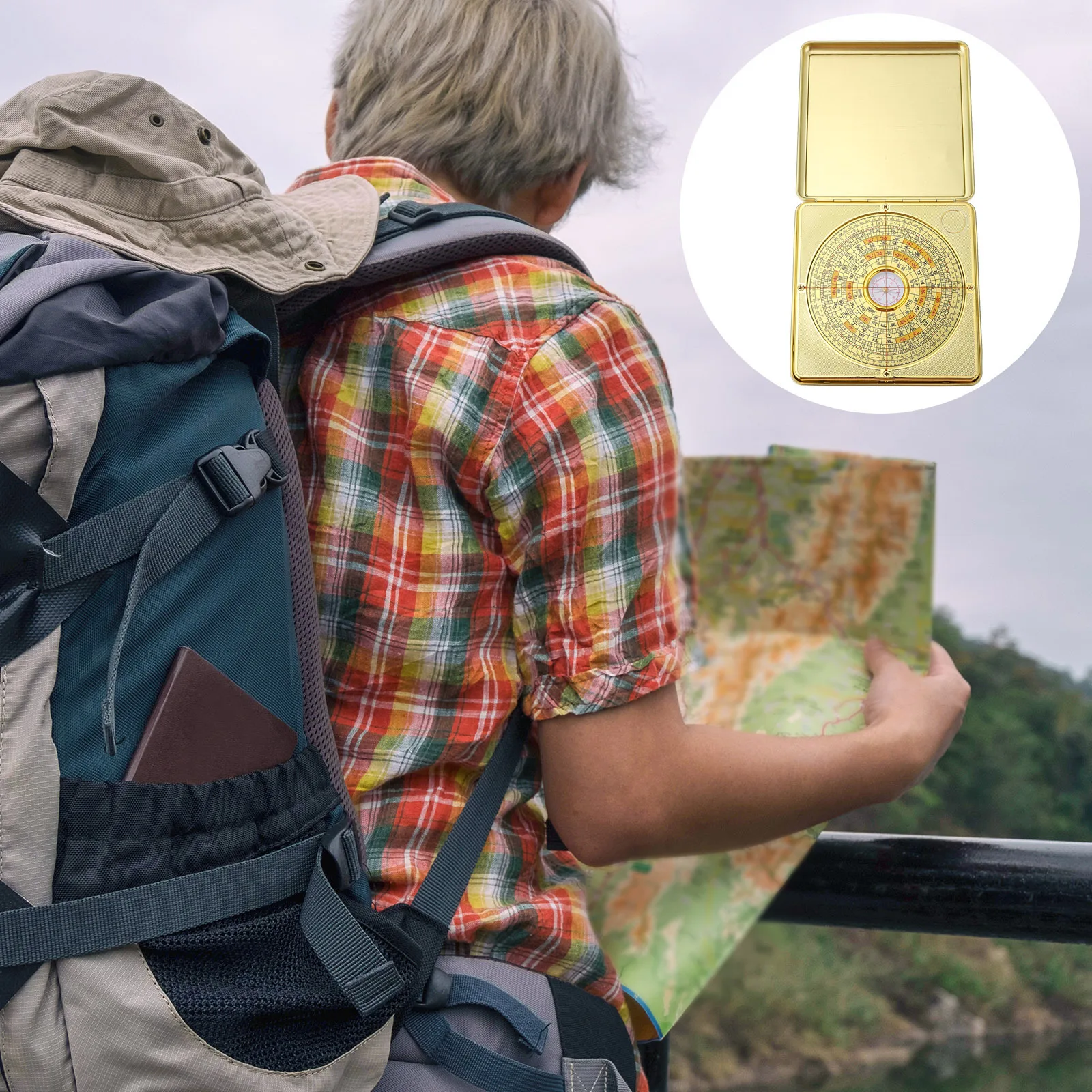 1Pcs Feng Shui Pan Compass Square Design Camping Waterproof Hiking Outdoor Supplies Geology Alloy Multi-Use
1Pcs Feng Shui Pan Compass Square Design Camping Waterproof Hiking Outdoor Supplies Geology Alloy Multi-Use