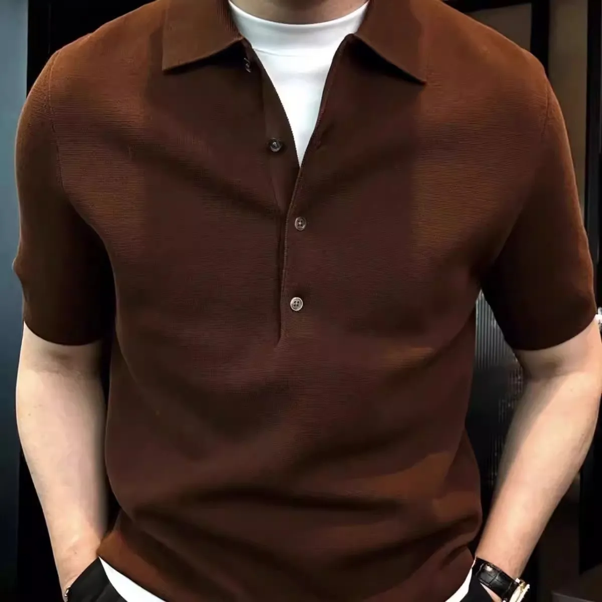 Summer Men's Loose Fit Short Sleeve Shirt Large Size 300 Pounds New Style Fashionable Brand Turn-down Collar Top
Summer Men's Loose Fit Short Sleeve Shirt Large Size 300 Pounds New Style Fashionable Brand Turn-down Collar Top