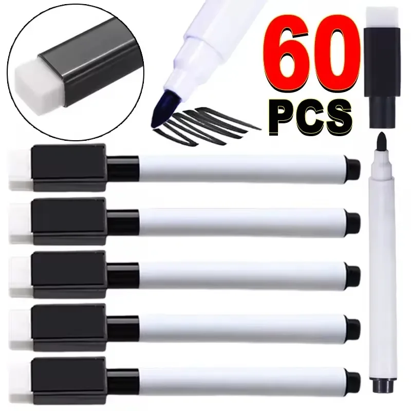 Magnetic Black Dry Erase Markers with Eraser Cap White Board Dry erase Markers Classroom Dry Wipe Pens for Home Office School
Magnetic Black Dry Erase Markers with Eraser Cap White Board Dry erase Markers Classroom Dry Wipe Pens for Home Office School