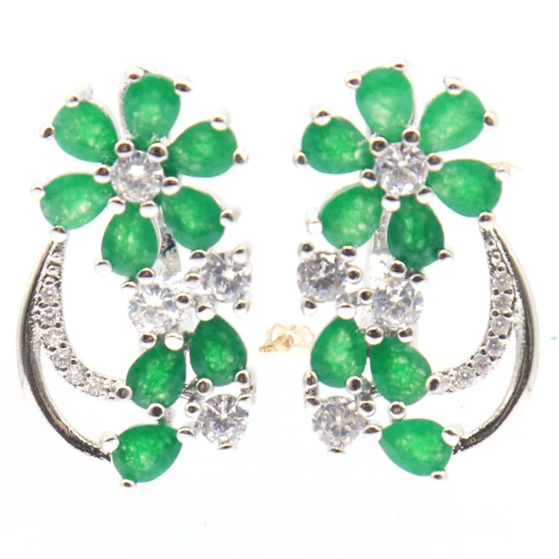 Buy 4 Get 1 Free 22x12mm Eye Catching Flowers Shape Real Green Emerald Real Red Ruby CZ For Ladies Wedding Silver Earrings
Buy 4 Get 1 Free 22x12mm Eye Catching Flowers Shape Real Green Emerald Real Red Ruby CZ For Ladies Wedding Silver Earrings