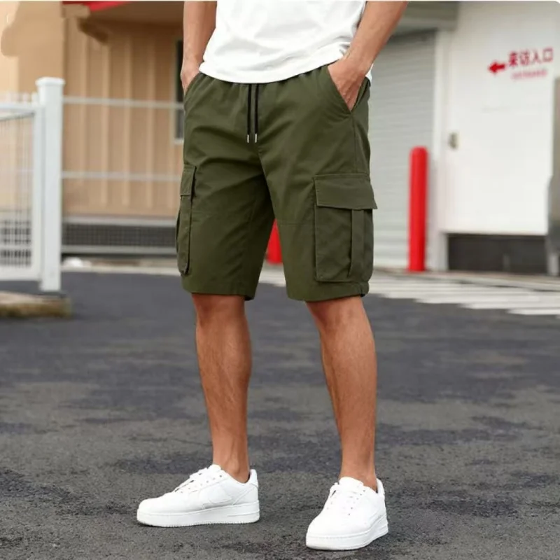 Men's Cargo Shorts Summer Loose Casual Pants Elastic Waist Large Size Outdoor Jogging Sweatpants Trend Multi Pockets
Men's Cargo Shorts Summer Loose Casual Pants Elastic Waist Large Size Outdoor Jogging Sweatpants Trend Multi Pockets
