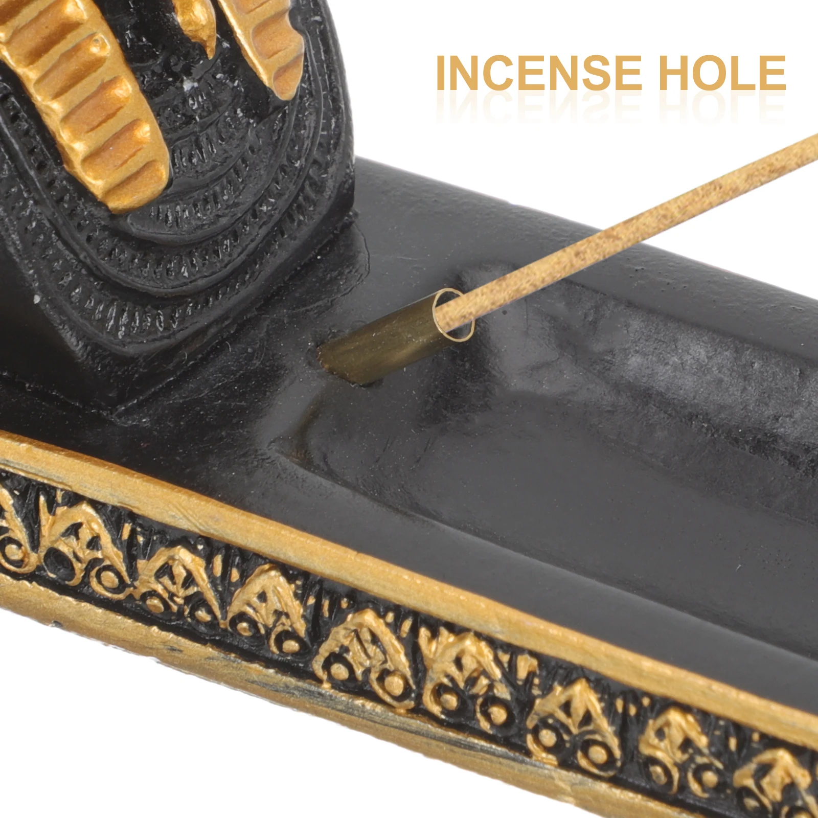 Incense Plate Decorative Egyptian Style Desktop Souvenir Resin Craft Statue Home Decor Elegant Fresh Air Soothe
Incense Plate Decorative Egyptian Style Desktop Souvenir Resin Craft Statue Home Decor Elegant Fresh Air Soothe