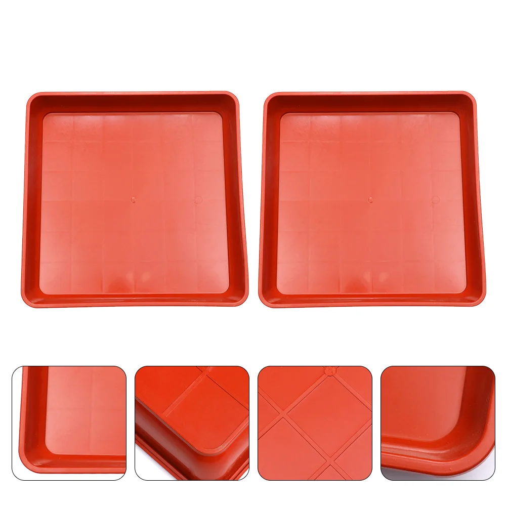 2 Pcs Container Resin Plastic Tray Drainage for Indoor Plants Automatic Indoors Red
2 Pcs Container Resin Plastic Tray Drainage for Indoor Plants Automatic Indoors Red