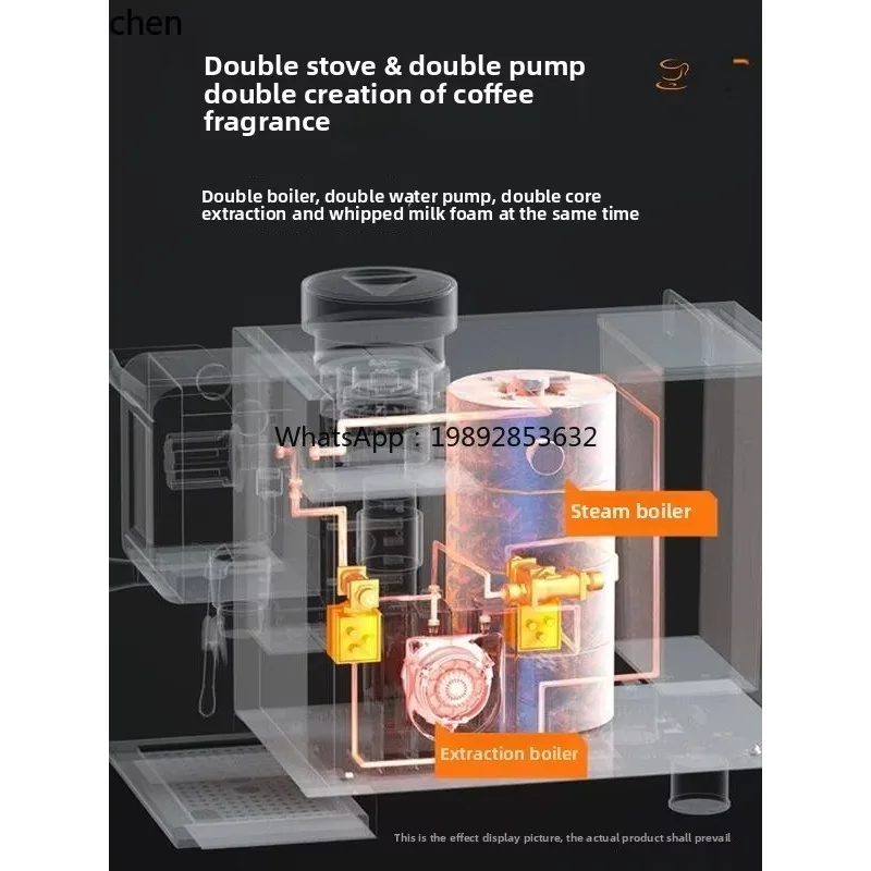 cc28 Coffee Machine Commercial Semi-Automatic Small Milk Tea Coffee Shop Grinding Integrated Machine
cc28 Coffee Machine Commercial Semi-Automatic Small Milk Tea Coffee Shop Grinding Integrated Machine